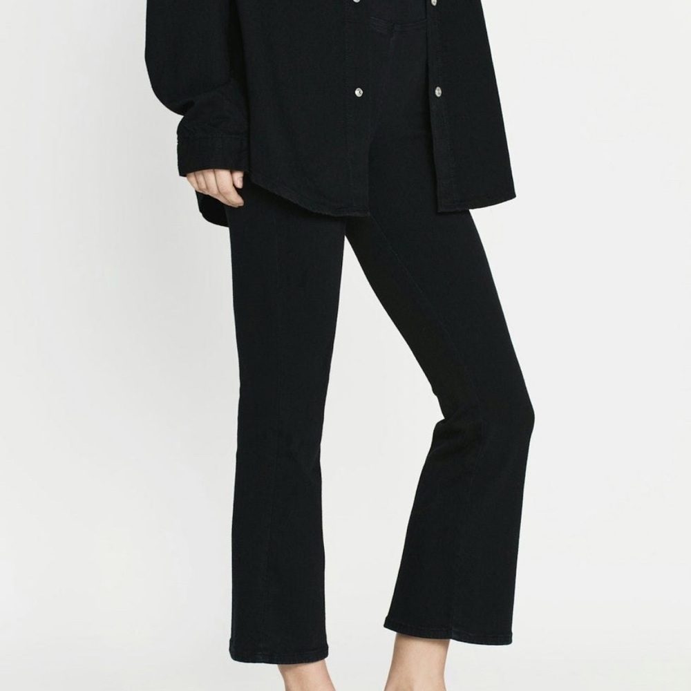 Frame JETSET Crop Mini Boot NWT in Black